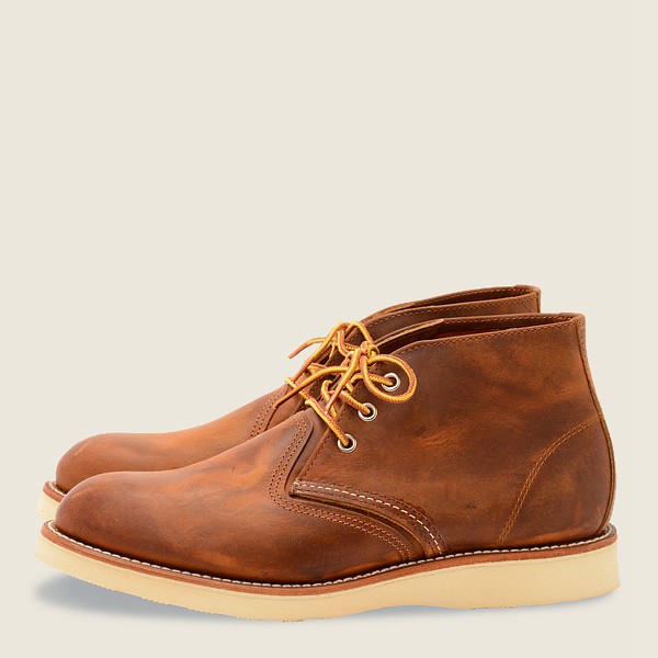 Heritage Sko Herre - Red Wing Work - Chukkar Rough & Tough Læder - Brune - JVEHUG-901